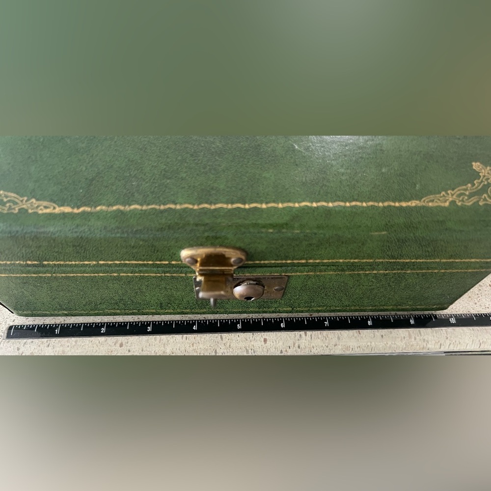 1950s mid century jewelry box AS IS - Picture 11 of 12